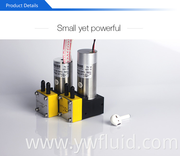 YWfluid 12V 24V Inkjet Printing Pump With Brushless Motor Used for Inkjet printer